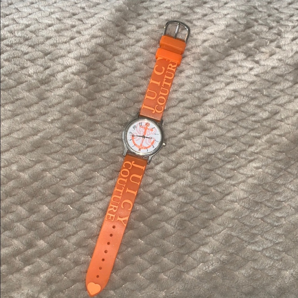 Orange Juicy Couture Silicon watch